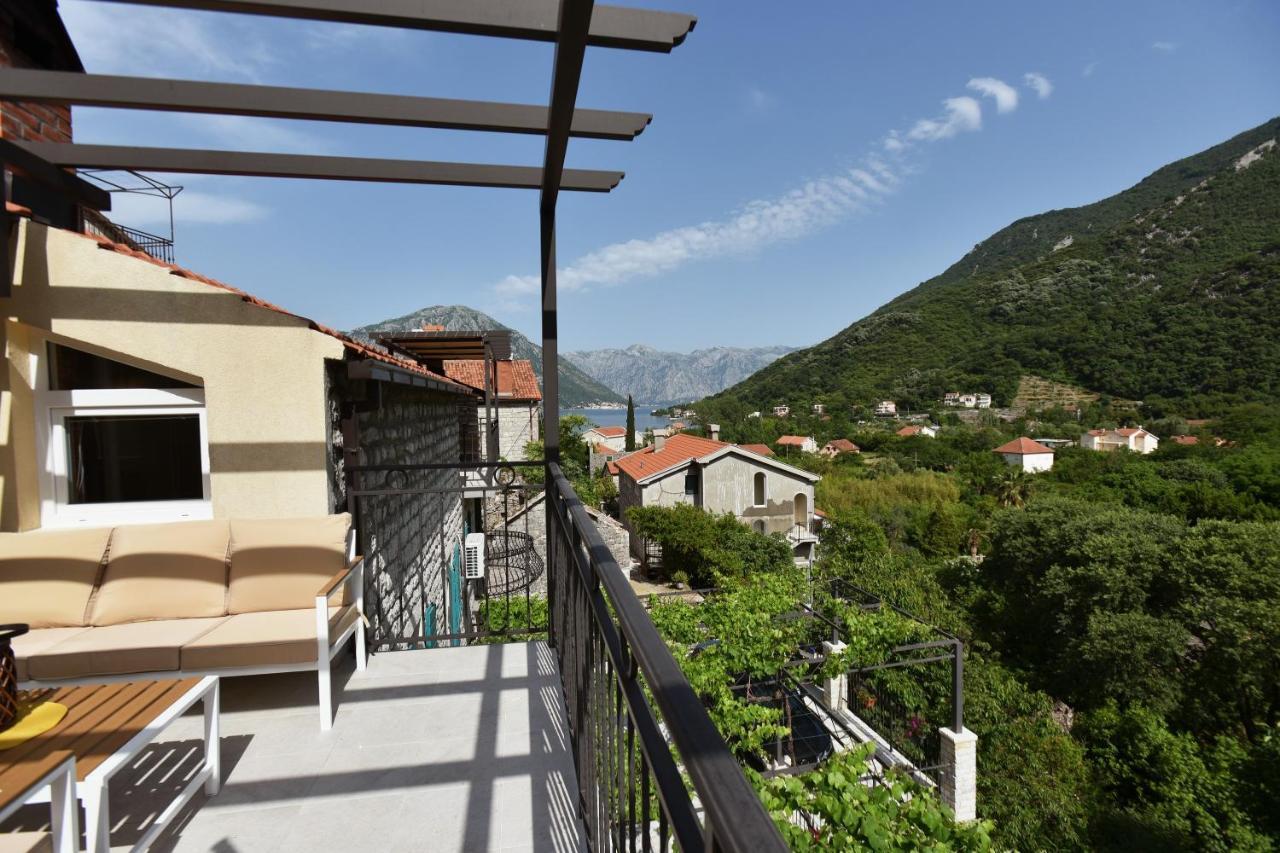 Stone House Morinj Apartment Kotor Bagian luar foto