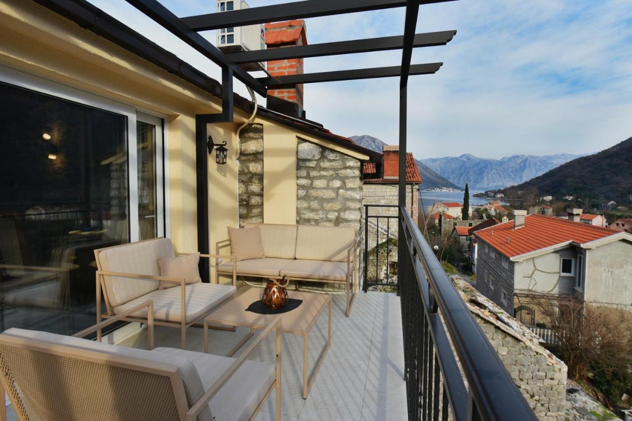 Stone House Morinj Apartment Kotor Bagian luar foto
